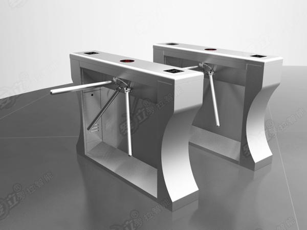 RFID Tripod Turnstile Gate QR Code Turnstile Fingerprint Door Access For Fitness