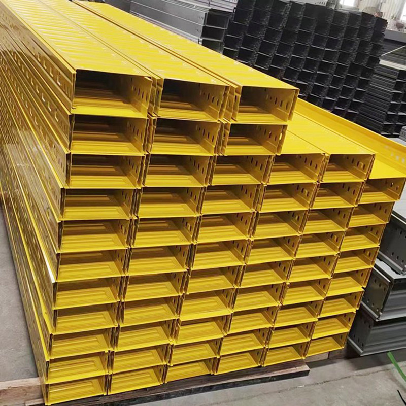 Medium Duty Molded Cable Tray Energy Saving Cable Tray 100mm Width