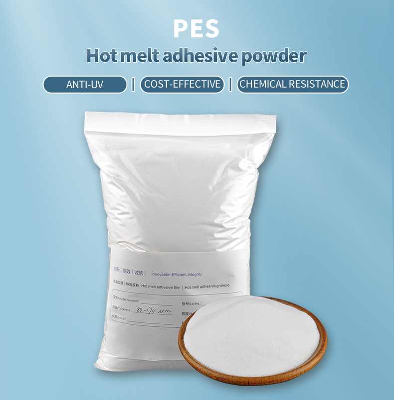 Customized White Polyester PES Glue Powder For Fabric And Automotive Interiors