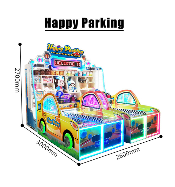 Indoor Amusement Coin Operated Arcade Machines Carnival Booth Games Family Happy Parking