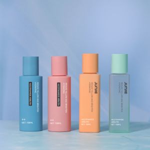  Cosmetic Frosted PET Bottle Empty Plastic Bottles 100ml With Plastic Screw Cap Manufactures