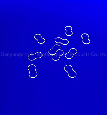 JGS1 Optical Quartz Disc Clear Glass Plates Fused Silica Quartz Disc 0.5 Mm