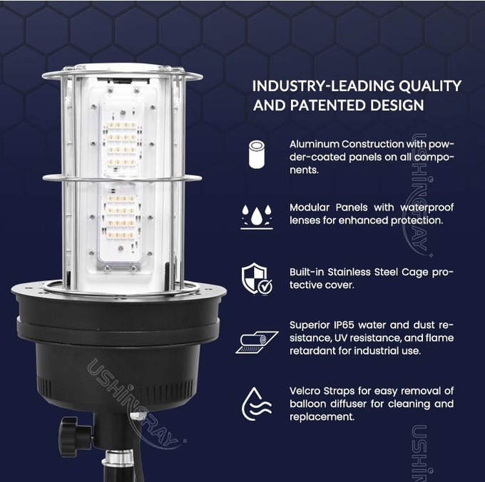 120W Led RGB Balloon Light Tower Versatile Portable Light Tower For Outdoor Event