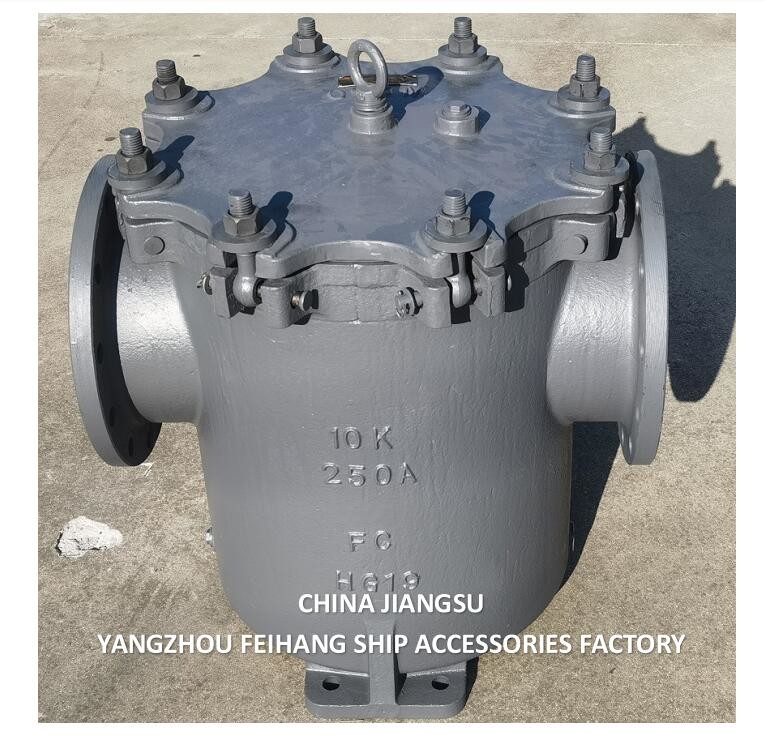 IMPA 872011-Marine Can Water Filter Can Casting Steel, Nom Dia 250mm JISF 7121 10K-250A Can Water Strainers