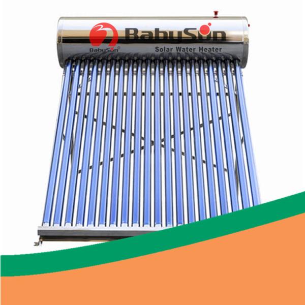 Mexico Market 100L Stainless Steel Solar Water Heater Low Pressure Solar Water