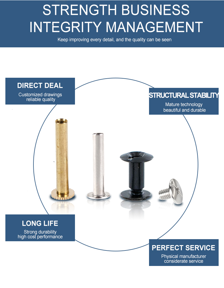 Industrial Household Imprint Brass Chicago Screw DIN Standard Fast DHL/UPS Shipping