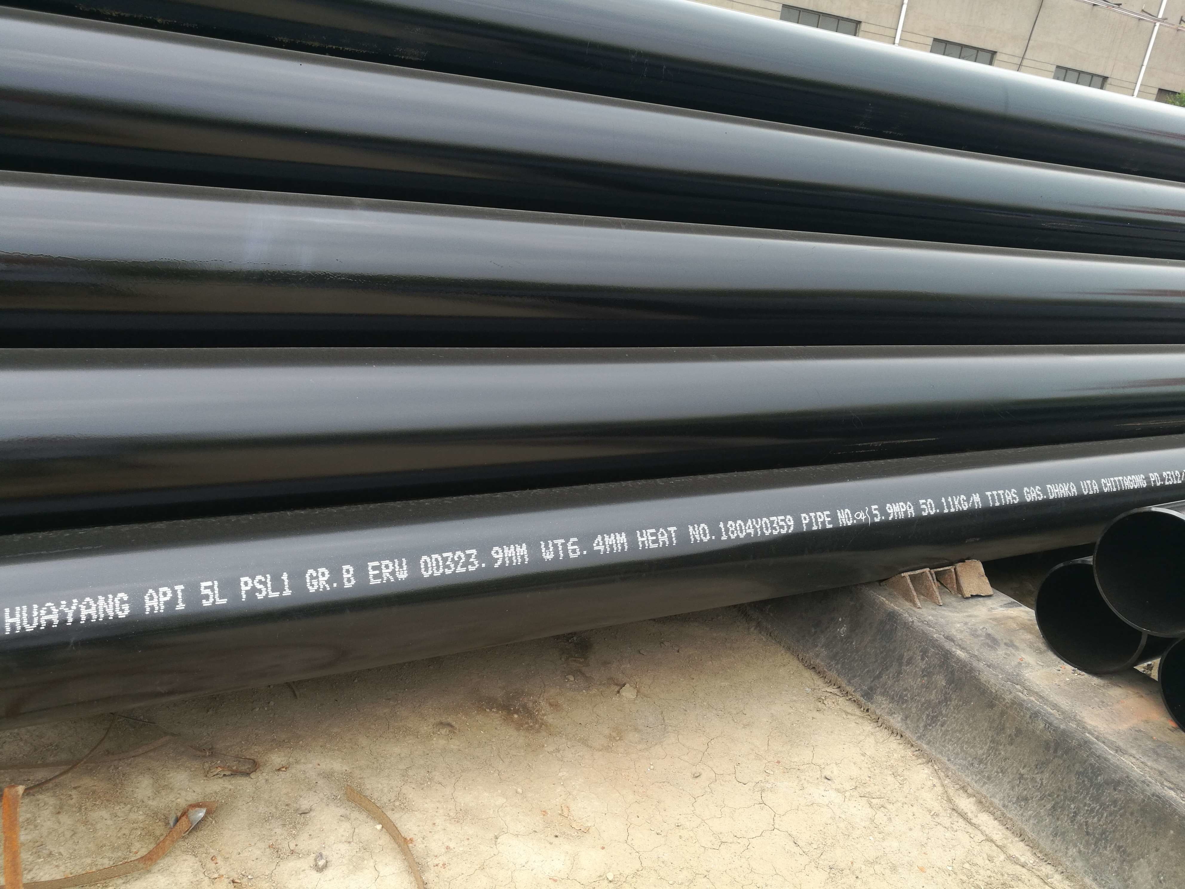 DIN 2458 API 5L X52 X56 X65 Electric Resistance Welded Tube