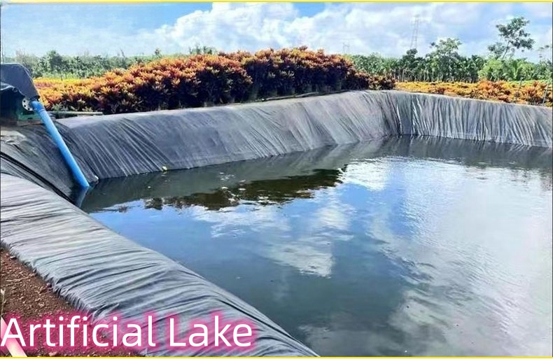 Outdoor Double Smooth Geomembrane for Fish Pond Liner and Landfill Sites Directly Sold