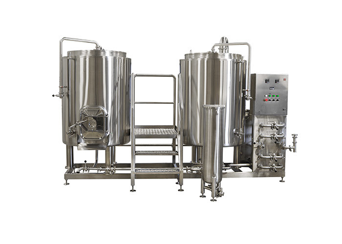 Manual Control Pilot Beer Brewing System Stainless Steel SUS304 Electric Heating