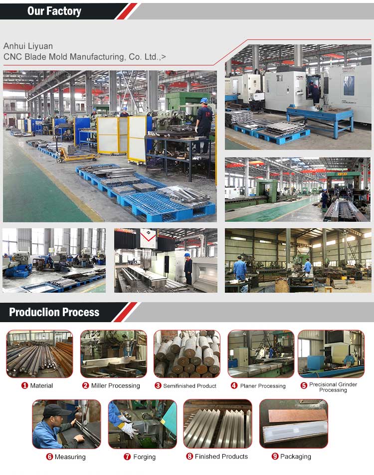 Custom Press Brake Tooling 42CrMo Cutting Edge Press Brake Die