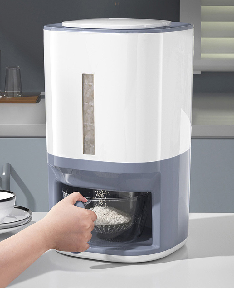 Insect Proof Automatic 10kg Rice Storage Container Household Storage Organization