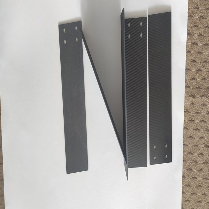 Gloss finished 6mm Carbon Fiber panel 3K Twill for industry parts