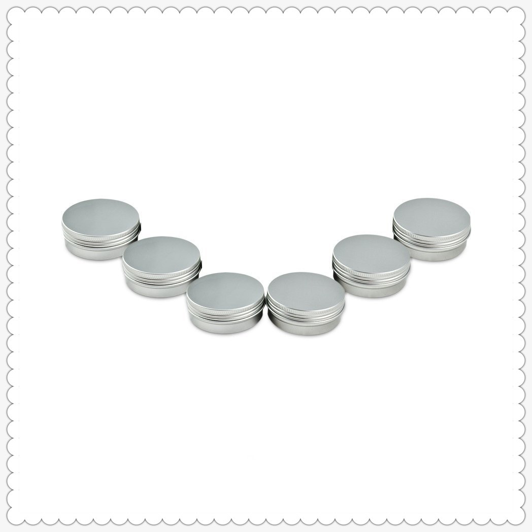 Food Grade Round Cosmetic Cream Jar Screw Cap Lid Empty Lotion Jars