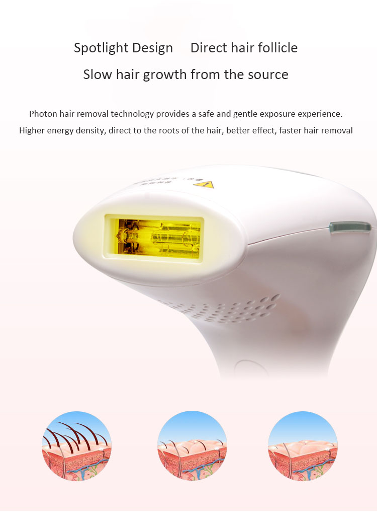 Skin Rejuvenation Portable Laser Hair Removal Machine Home Use Beauty Device
