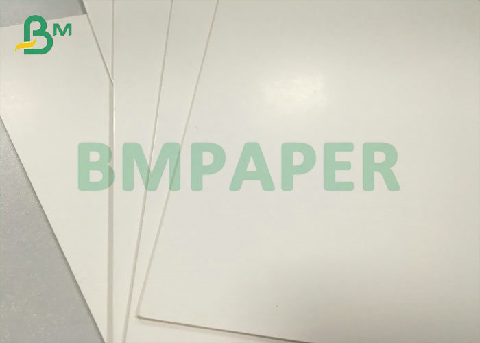 2mm 1220 x 2100mm White Coated Glossy Ivory Board For Advertising Display Board  