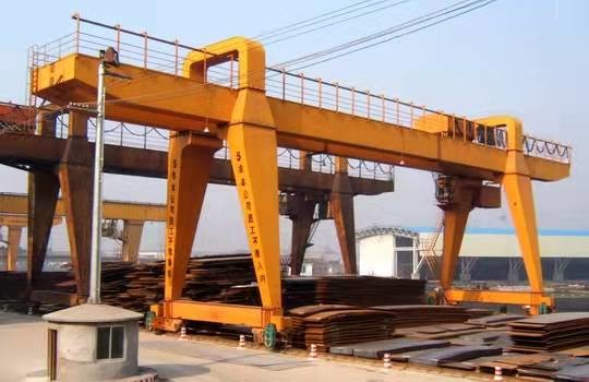 Safe Reliable Traveling Double Girder Gantry Crane 40 Ton Bridge Crane Low Noise