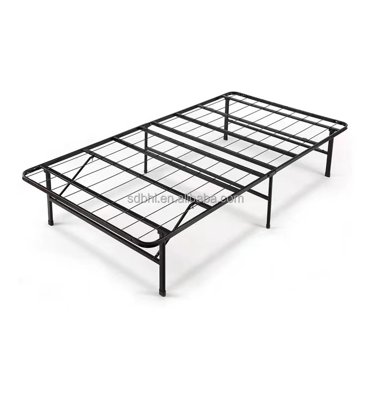 Storage Base Wrought Iron Frames in Black Full Metal Bed Frame Twin Size Bedroom