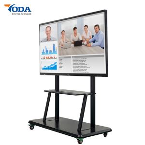 65Inch LCD Interactive Touch Screen Multi Function Conference Flat Panel