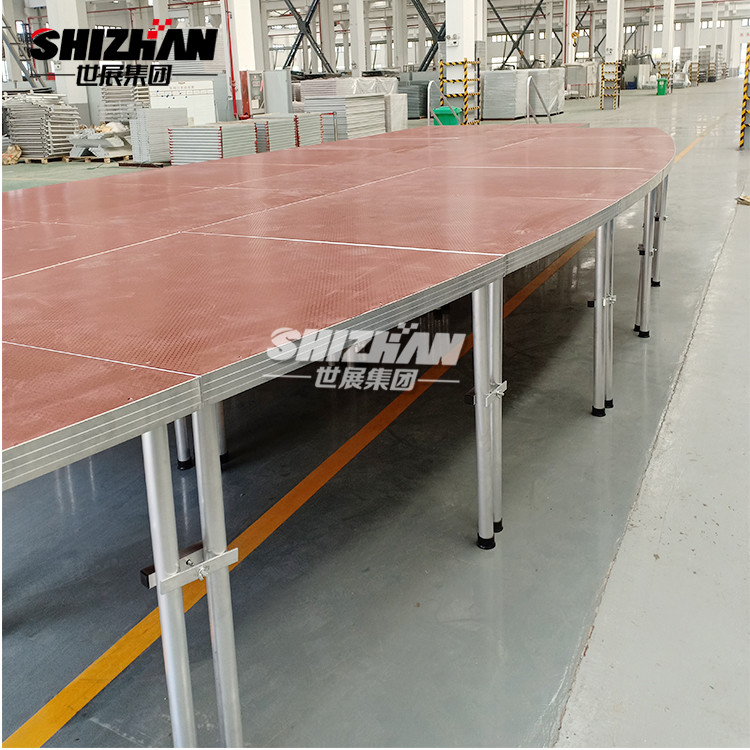 Concert Aluminum Stage Platforms Mobile Truss Stage System