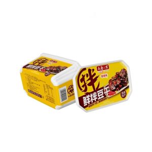 Disposable bowl for food packaging with lid and and customized design and eco