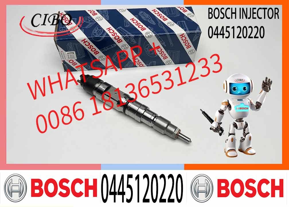 Hot 0445120220 Common Rail Injector 0 445 120 220 Fuel Injector Assembly 0445 120 220 for 0445120220