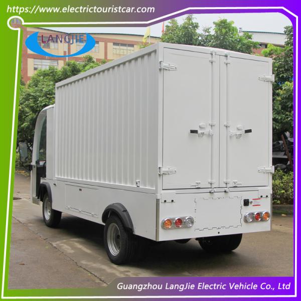2 Seater 1200KG Small Electric Luggage Cart AC Motor 72V Electric Cargo Car For