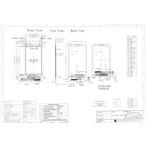 4.97 inch MIPI Interface TFT Capacitive Touch Screen 1080x1920