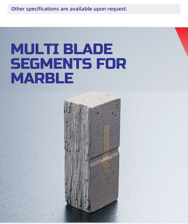 Multiblade Block Cutter 1200mm Wet Cutting Diamond Segment for Granite Cutting Tools