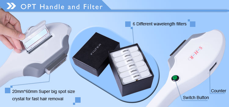 Electrolysis OPT SHR Machine , 4 in 1 IPL SHR Beauty Equipment