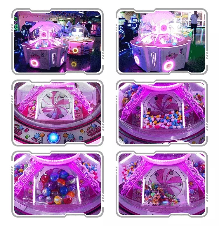 Colorful Lighting Show Gift Vending Machine 5 Players For Game Center