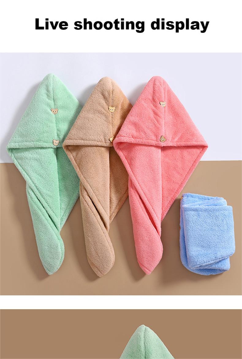 Luxury Quick Drying Microfiber Hair Towel for Girl Women Custom Hair Turban Towel