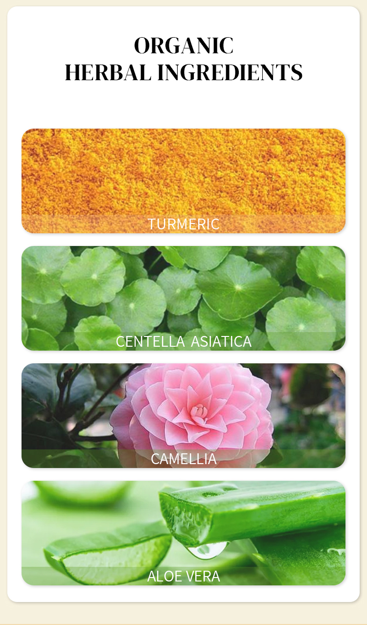 Beauty Skin Care Private Label Natural Organic Repairing Moisturizer Tumeric Turmeric Facial Cream for Face