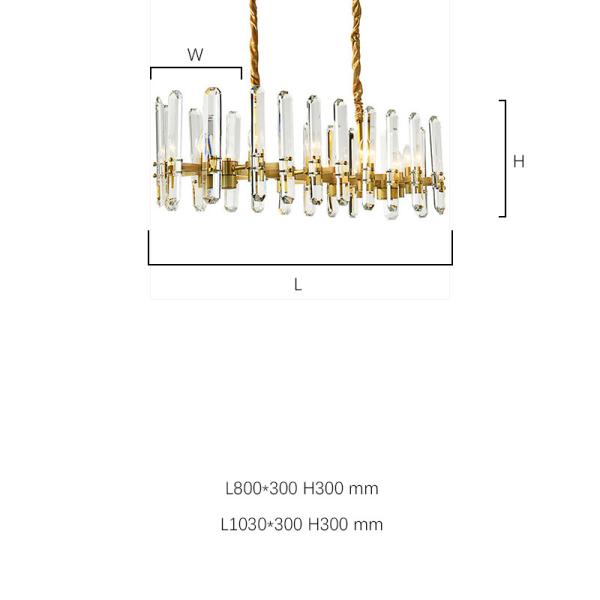 Modern K9 Clear Crystal Chandelier Black Pendant Ceiling Light Fixture Island