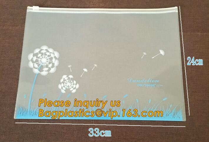 Plastic Bag OEM Custom PVC Loop Handle Image Printed Plastic Shopping Bag,Promotional Clear Waterproof Plastic Cosmetic