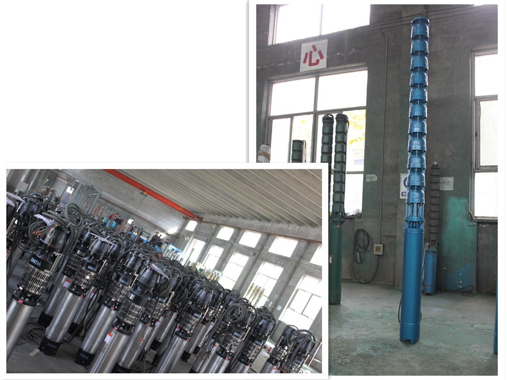 Corrison Resistant Vertical Submersible Centrifugal Pumps Cast Iron Material