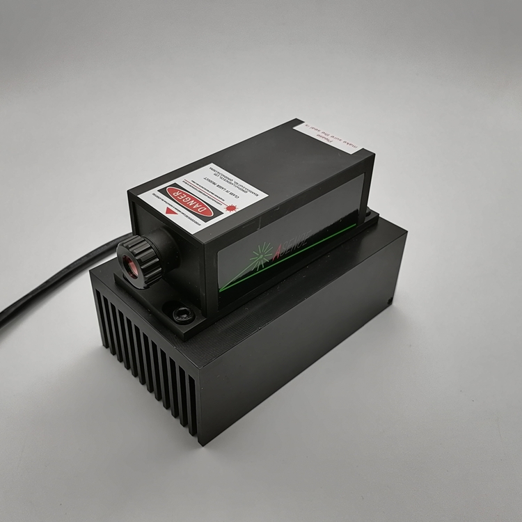 Industrial Grade Green 545nm Laser Module DPSS Laser with NTC Fast Rise Time