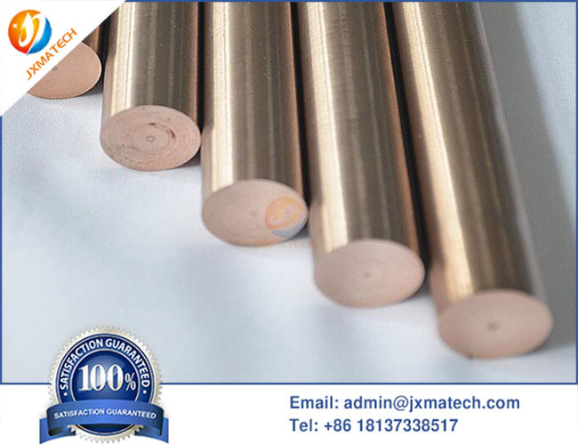 Higher Density CuW Alloy Copper Tungsten Electrodes Tungsten Copper Tube