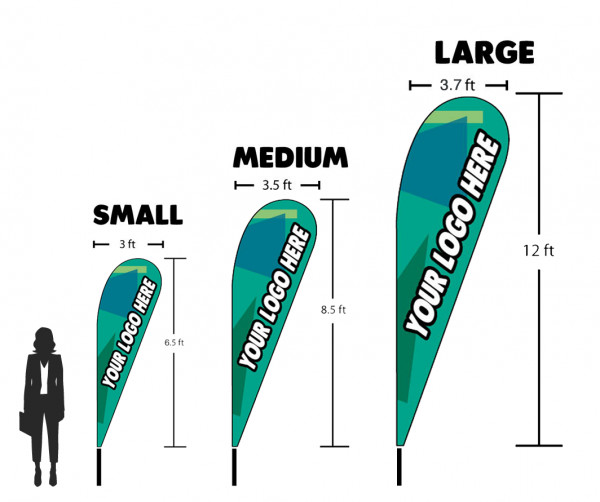 Sublimation Promotional Feather Flag