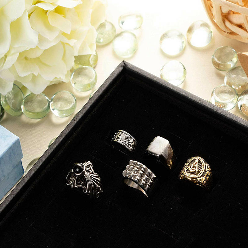 Jewelry Box Packaging Foam Inserts Velvet For Inner Protective