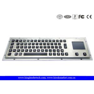 Panel Mount Illuminated Metal Keyboard With 65 Backlight Keys And Integrated