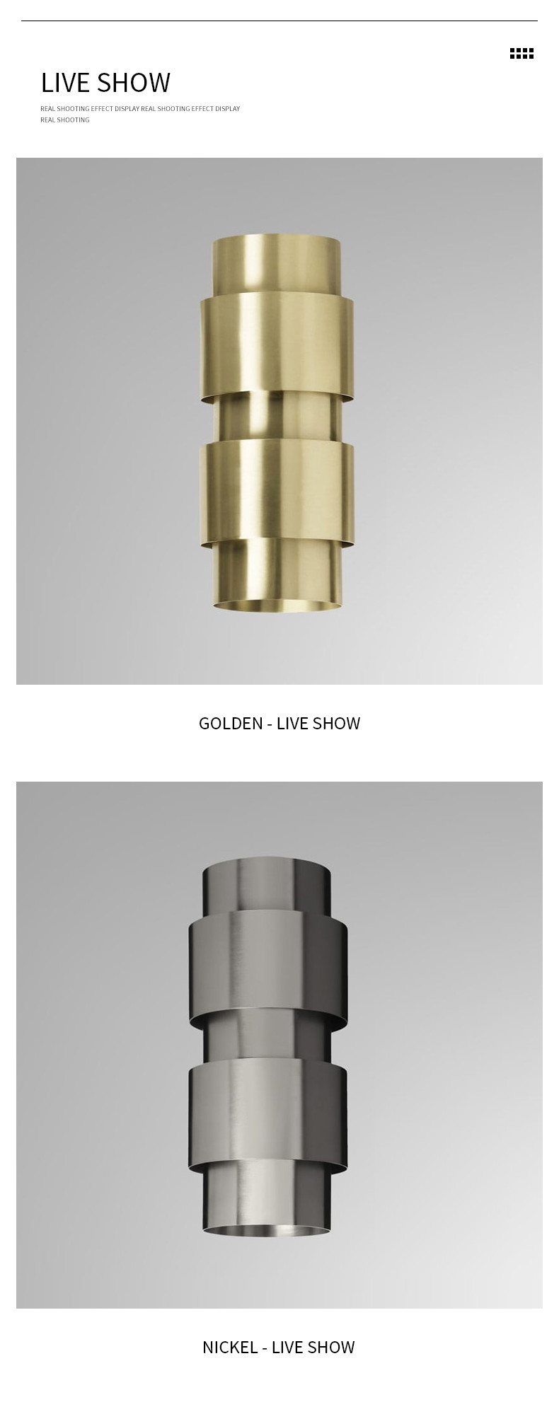 Living Room Background Wall Bedroom Bedside Lamp for Hotel Corridor