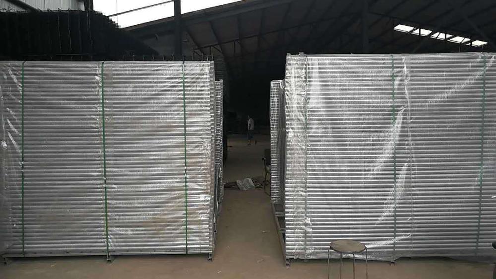 42 Microns Quick Temporary Fence , Temporary Chain Link Fence Rental
