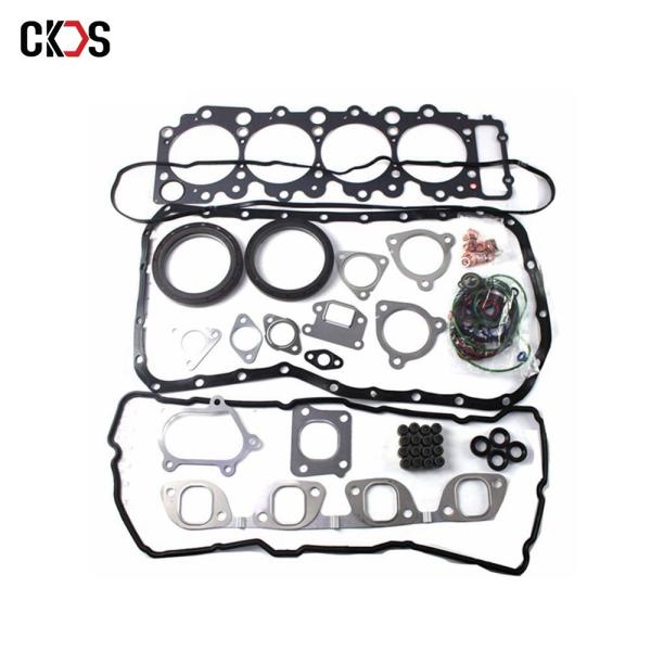 Truck Cylinder Head COMPLETE FULL DIESEL ENGINE OVERHAUL GASKET KIT for ISUZU
