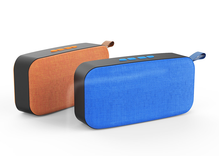 Fashion Mini Wireless Bluetooth Speaker 5W+5W Fabric Double Bluetooth Speaker