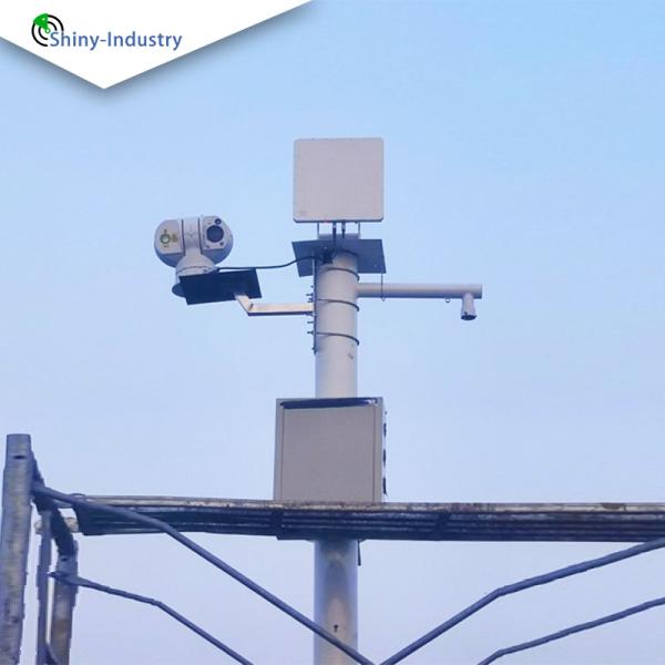 Surveillance Radar System with Installation Mode of Ground Steel Bracket or