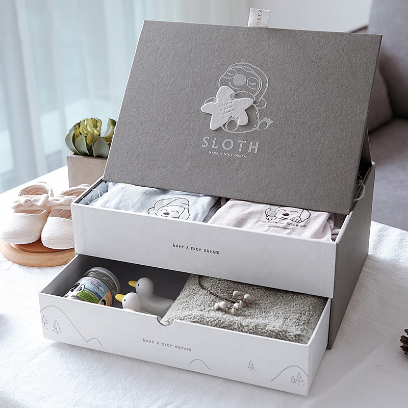 Recycled Materials Custom Cardboard Display Boxes With Window Pastry packaging