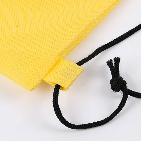 No-shrinking non woven string bag, black non woven drawstring bag, green earth gift backpack bag,promotional products