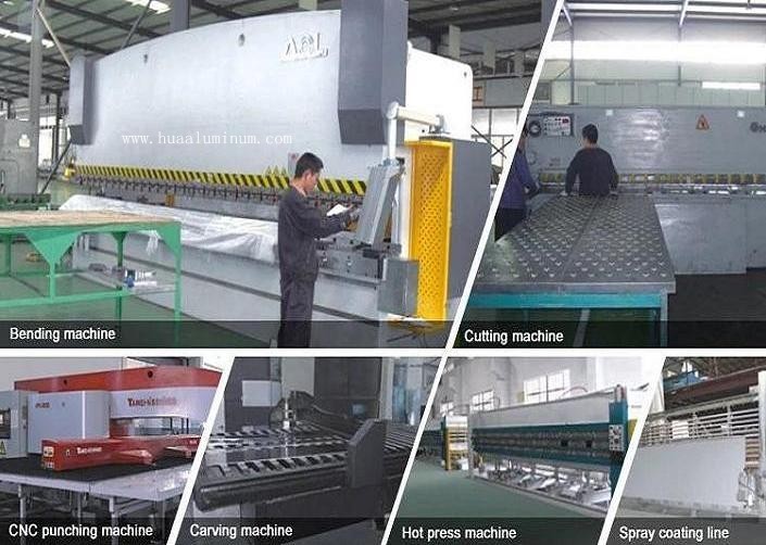 Brushed Heat Insulation Honeycomb Aluminium Panel Sandwich Structure