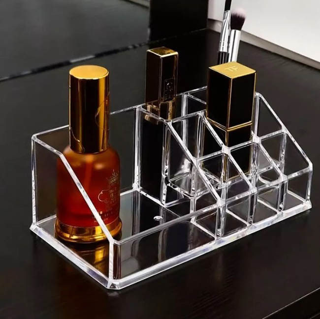Makeup Cosmetics Acrylic Organizer Box Lipstick Storage