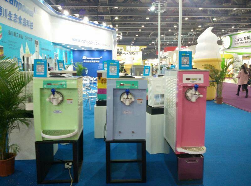 Super quiet Oceanpower Sunny A18 single flavor mini soft ice cream machine